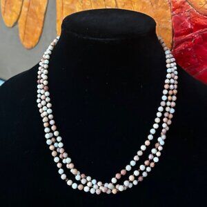 Natural beaded necklace